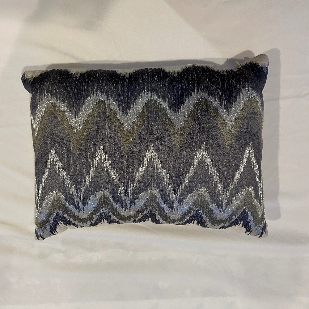 Chevron Sparkly Pillow